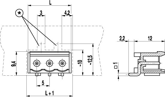 120-M-211-SMD - technical drawing 1