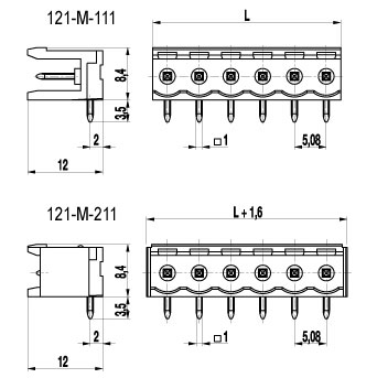 121-M-111 - technical drawing 1