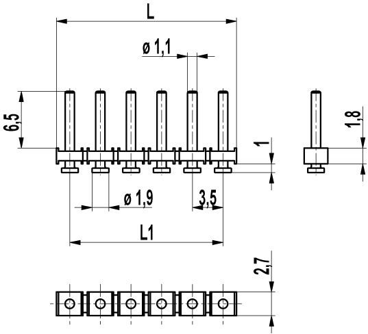 931-SLR-SMD-1.1 - technical drawing 1